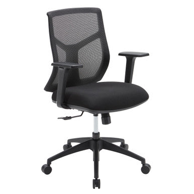 OfficeSource Starlight Mid Back Basic Task Chair with Black Frame