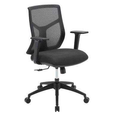 OfficeSource Starlight Mid Back Basic Task Chair with Black Frame