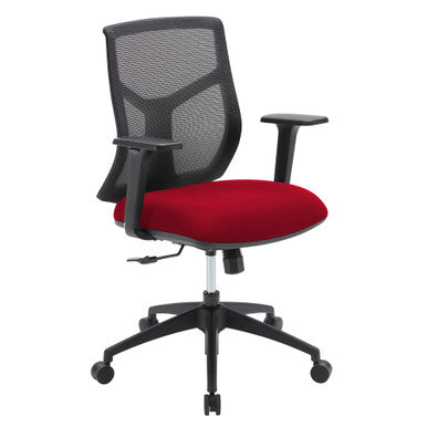 OfficeSource Starlight Mid Back Basic Task Chair with Black Frame