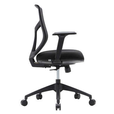 OfficeSource Starlight Mid Back Basic Task Chair with Black Frame