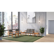 OfficeSource Aiden 2-Seater with Half Arm