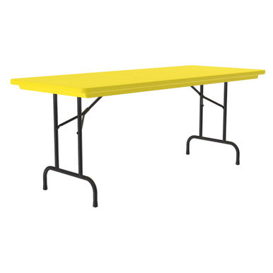 OfficeSource | Colorful Blow Mold Folding Tables | Fixed Height Blow Mold Table - 72'' x 30''