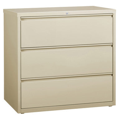 OfficeSource Steel Lateral File Collection 3 Drawer Lateral File Cabinet, 36'' Wide