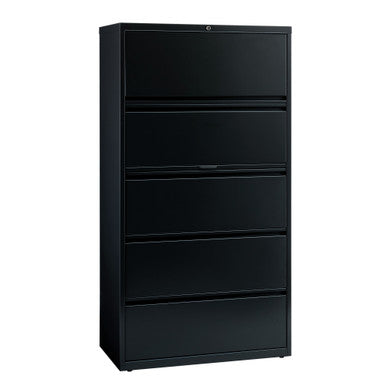 OfficeSource Steel Lateral File Collection 5 Drawer Lateral File Cabinet, 30'' Wide