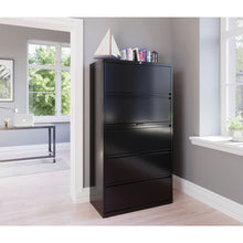 OfficeSource Steel Lateral File Collection 5 Drawer Lateral File Cabinet, 30'' Wide