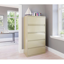 OfficeSource Steel Lateral File Collection 5 Drawer Lateral File Cabinet, 30'' Wide