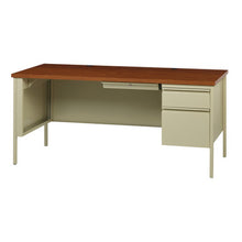 OfficeSource | Raleigh | 66''W Single Right Pedestal Desk