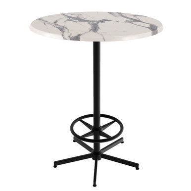 OfficeSource | Robust Collection | Outdoor Cafe Height X Table Base with Footring