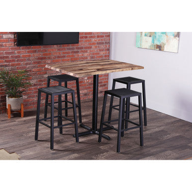 OfficeSource Robust Collection 30'' Outdoor Backless Bar Stool