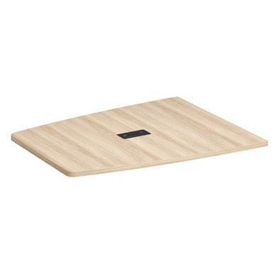 OfficeSource | Conference/Multi-Purpose Tables | Half Boat Shape Top - Requires Base - 60.5''