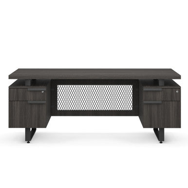 OfficeSource | Palisades | Double Pedestal Desk - 72'' x 30''