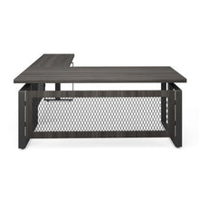 OfficeSource | Palisades | L Shape Electric Height Adjustable Desk