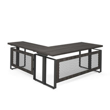 OfficeSource | Palisades | L Shape Electric Height Adjustable Desk