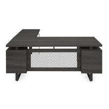 OfficeSource | Palisades | L Shape Electric Height Adjustable Desk with Single Pedestal