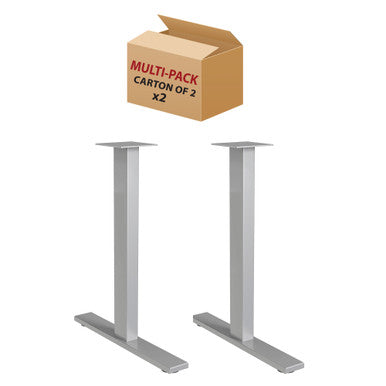 OfficeSource Conference/Multi-Purpose Flat Base T Leg - For 24''D Tops