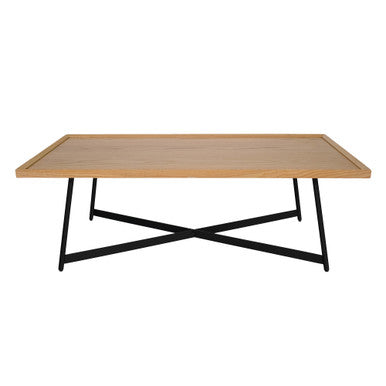 OfficeSource | Declan | 24'' x 48''W Rectangular Coffee Table