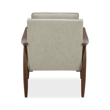 OfficeSource Mira Wood Arm Upholstered Lounge Chair