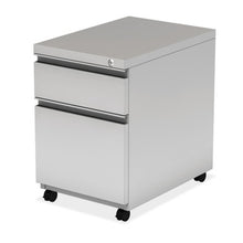 OfficeSource Metal Pedestals 2 Drawer Metal File and Box Pedestal - 22''D