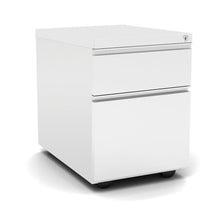 OfficeSource Metal Pedestals 2 Drawer Metal File and Box Pedestal - 22''D
