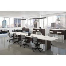 OfficeSource | OS Reception Tables | 24'' Round Clear Glass Top - Requires Base