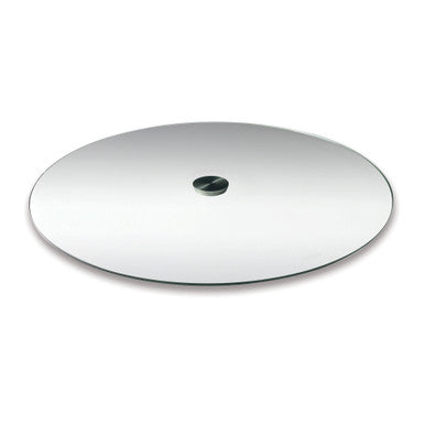 OfficeSource OS Reception Tables 36'' Round Clear Glass Top