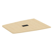 OfficeSource | Conference/Multi-Purpose Tables | Half Boat Shape Top - Requires Base - 60.5''
