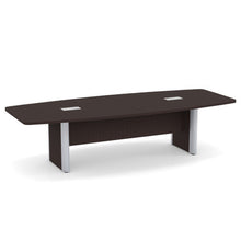 OfficeSource | OS Conference Tables | Boat Shaped Conference Table with Elliptical Base - 10'