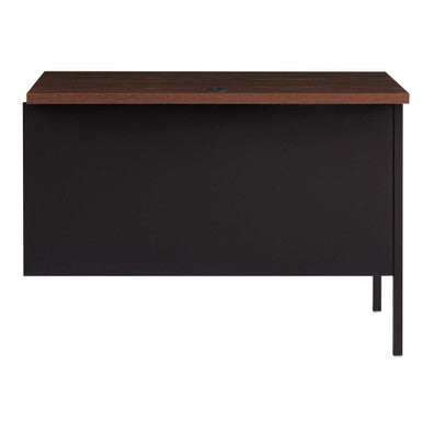 OfficeSource | Raleigh | 42''W Single Pedestal Steel Return