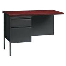 OfficeSource | Raleigh | 42''W Single Pedestal Steel Return