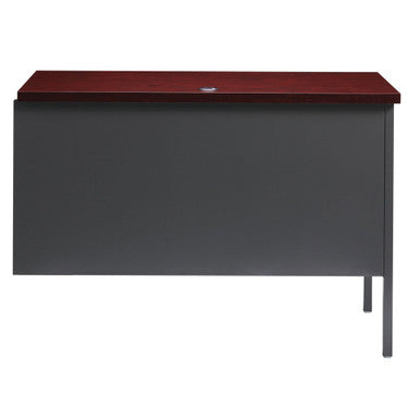 OfficeSource | Raleigh | 42''W Single Pedestal Steel Return
