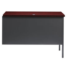 OfficeSource | Raleigh | 42''W Single Pedestal Steel Return