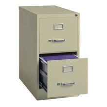 OfficeSource Steel Vertical File Collection 2 Drawer Vertical File Cabinet, 25'' Deep, Letter