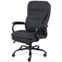 OfficeSource | Big & Tall | Big and Tall Executive High Back with Black Frame
