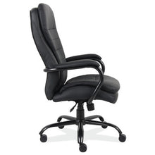 OfficeSource | Big & Tall | Big and Tall Executive High Back with Black Frame