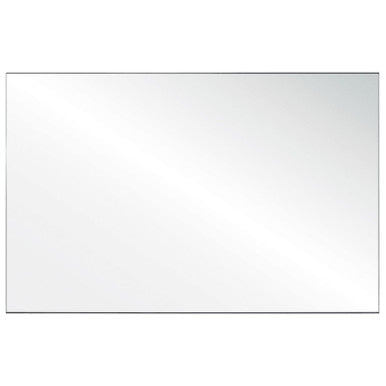 OfficeSource SafeGuard Barrier Collection Clear Acrylic Screen with Square Edges - 72''W x 30''H