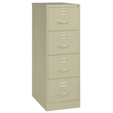 OfficeSource Steel Vertical File Collection 4 Drawer Vertical File Cabinet, 25'' Deep, Legal