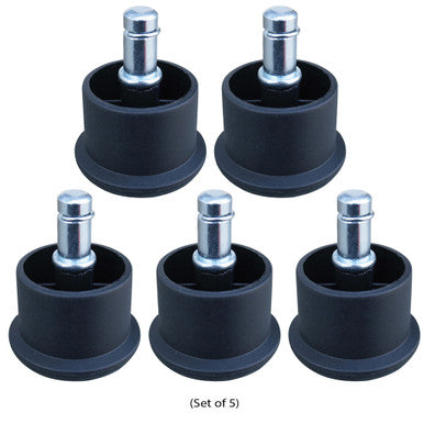 OfficeSource Medical Stools Optional Chair Glides (Set of 5)