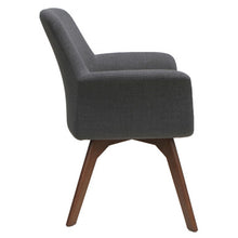 OfficeSource Bolster Collection Mid Back Guest Chair with Wood Leg Base