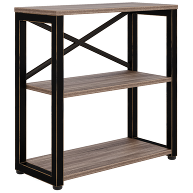 OfficeSource | Riveted | 36''H Metal Bookcase