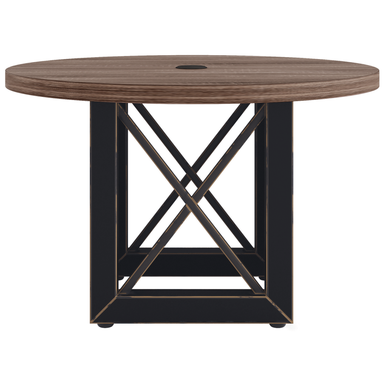 OfficeSource | Riveted | 48'' Round Conference Table Top