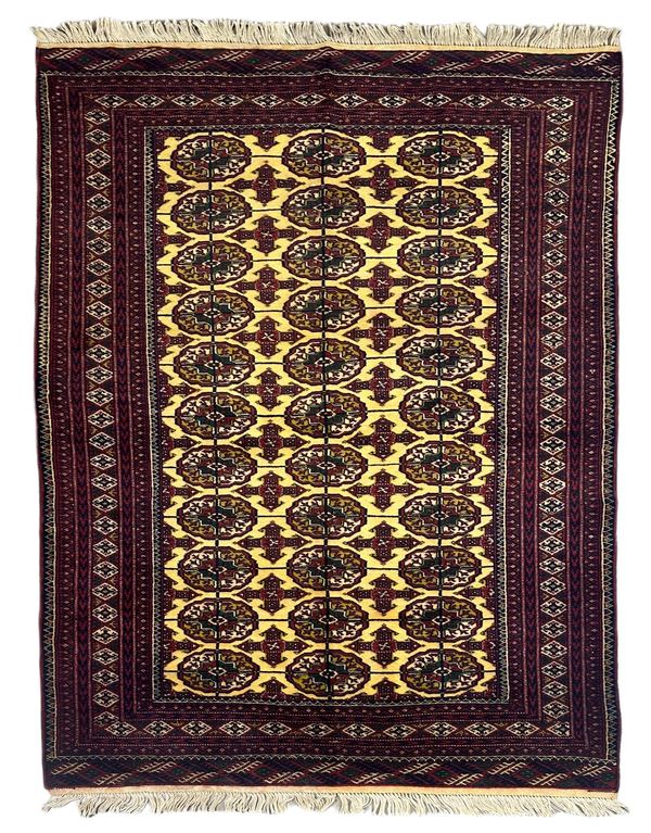 4x6 Sovereign Afghan Rug – Hand-Knotted Royal Design