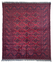 7x5 Silk Road Collection Rug – Handmade Afghan Wool Carpet