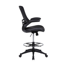 Serene 2.0 Bonded Leather Flip Arm Stool