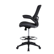 Serene 2.0 Bonded Leather Flip Arm Stool