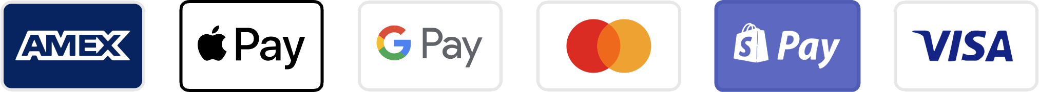 Guaranteed Safe Checkout Payment Badges